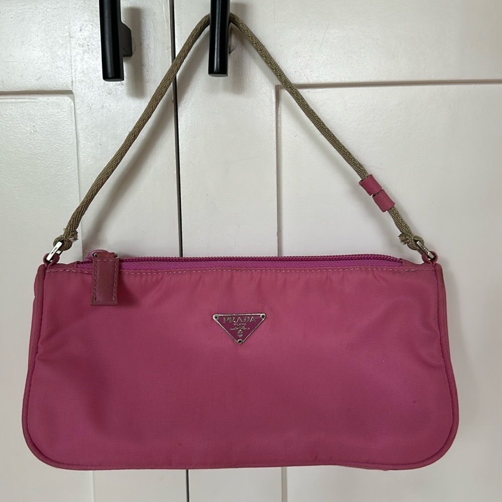Pink Prada Nylon purse